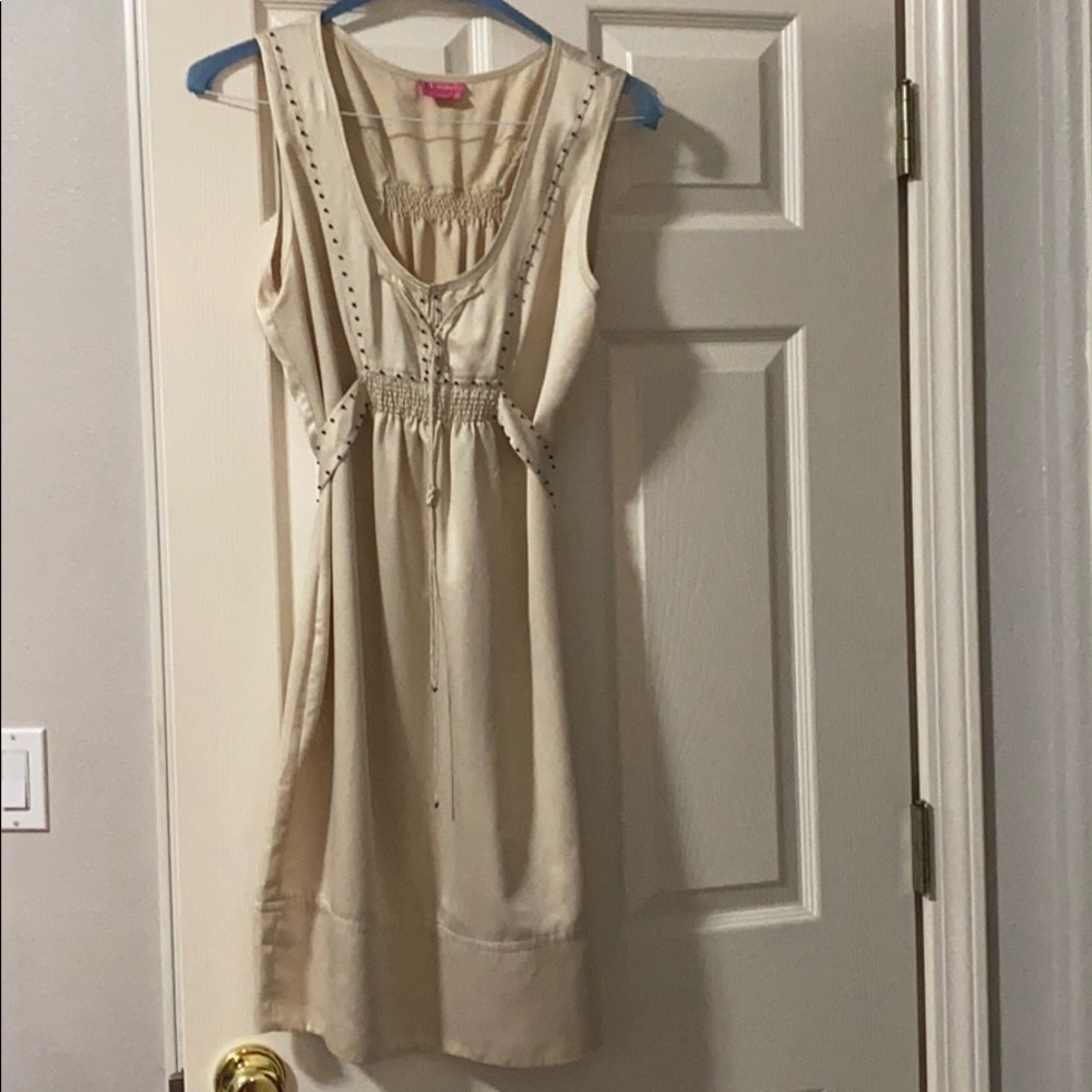 BCBG silky studded dress